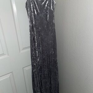 Calvin Klein Shimmering Silver Dress